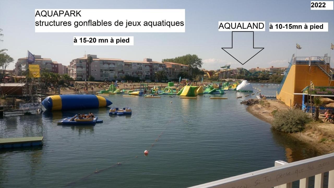 Lara 3 - T2 Loggia Piscine 2 Lits Doubles Parking Pres Du Centre-Port Et Ile Loisirs Apartamento Agde Exterior foto